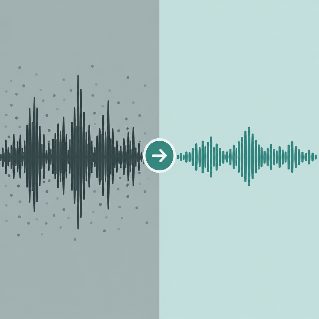 Split waveform before and after