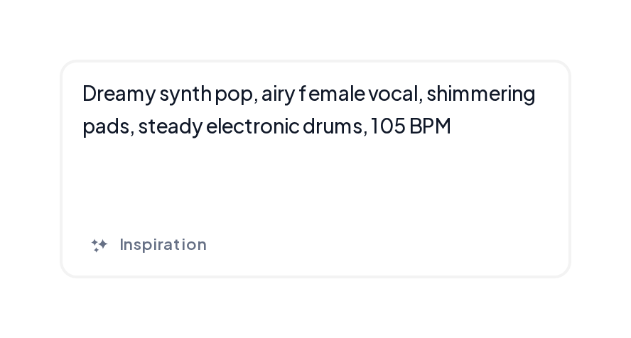 Voice style controls beside the prompt