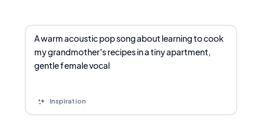 Smart mode idea box on a program to write music
