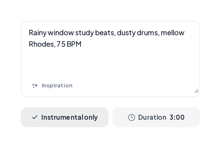 Instrumental-friendly generator controls