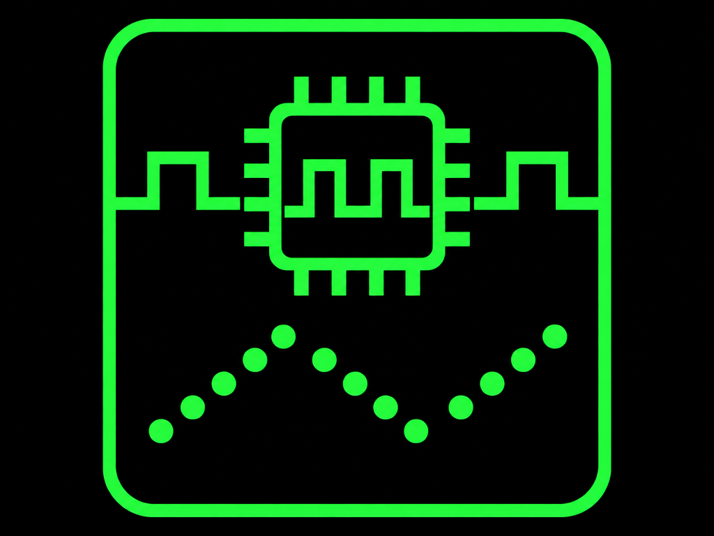 Square-wave chip and arpeggio dots