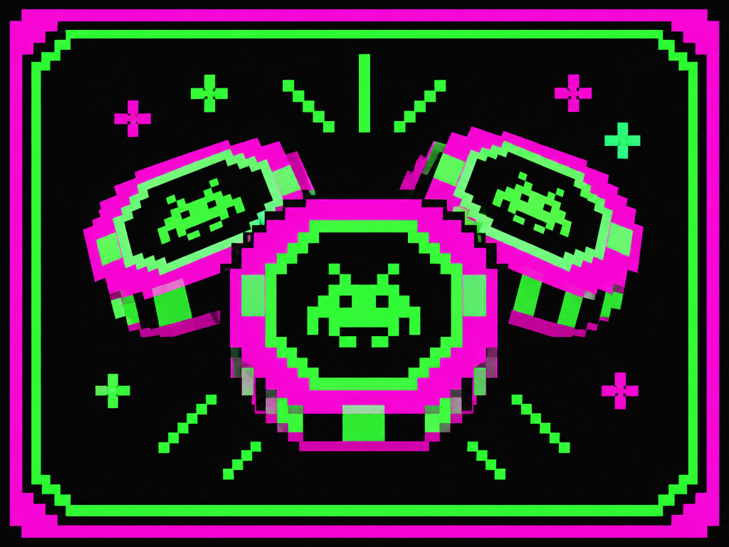 Prompt chips for arcade retro