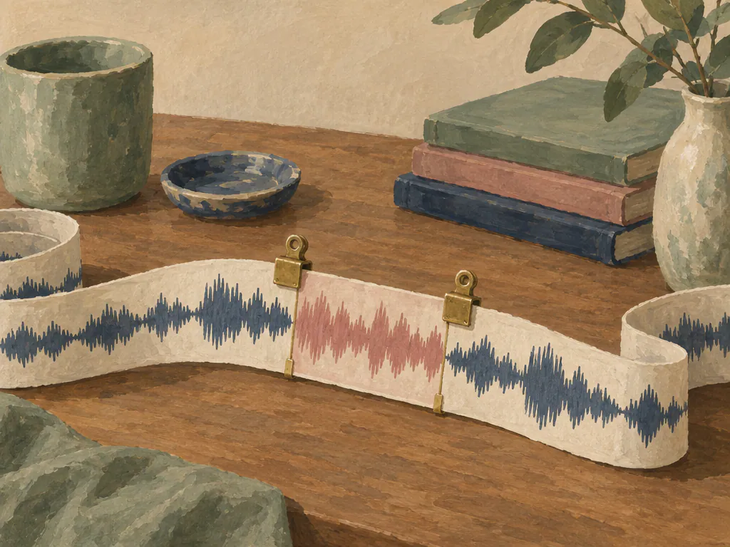 Audio waveform with one section clipped