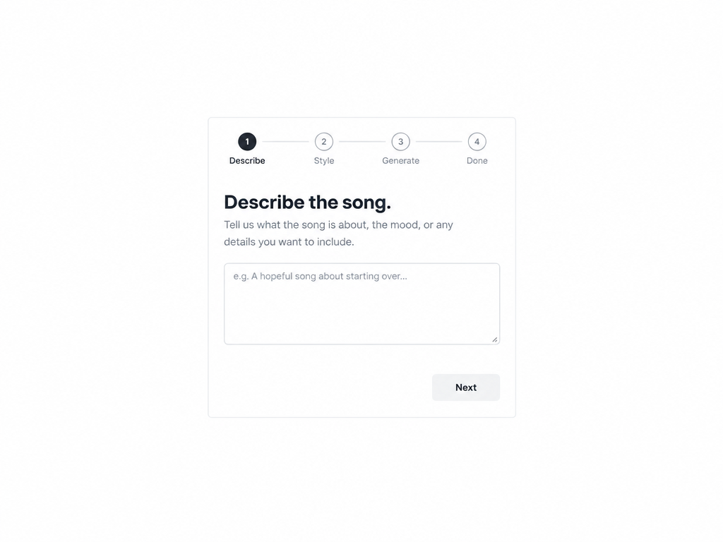 Describe the song