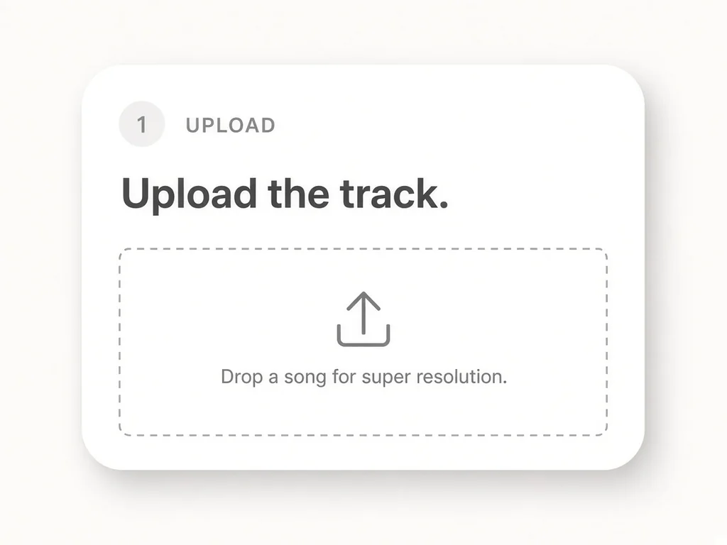 Upload compressed audio