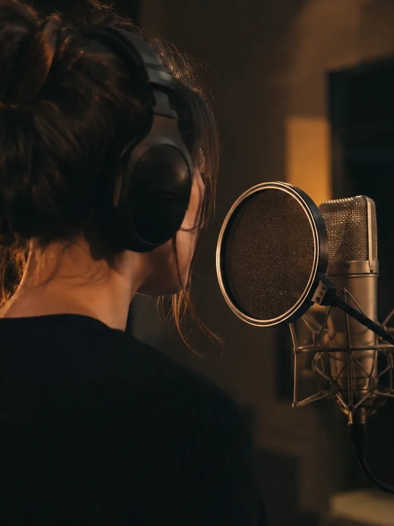 Cover artist practicing with a minus-one mix