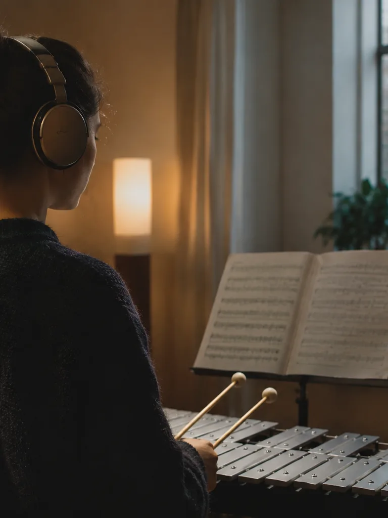 Cover artist practicing with a minus-one mix