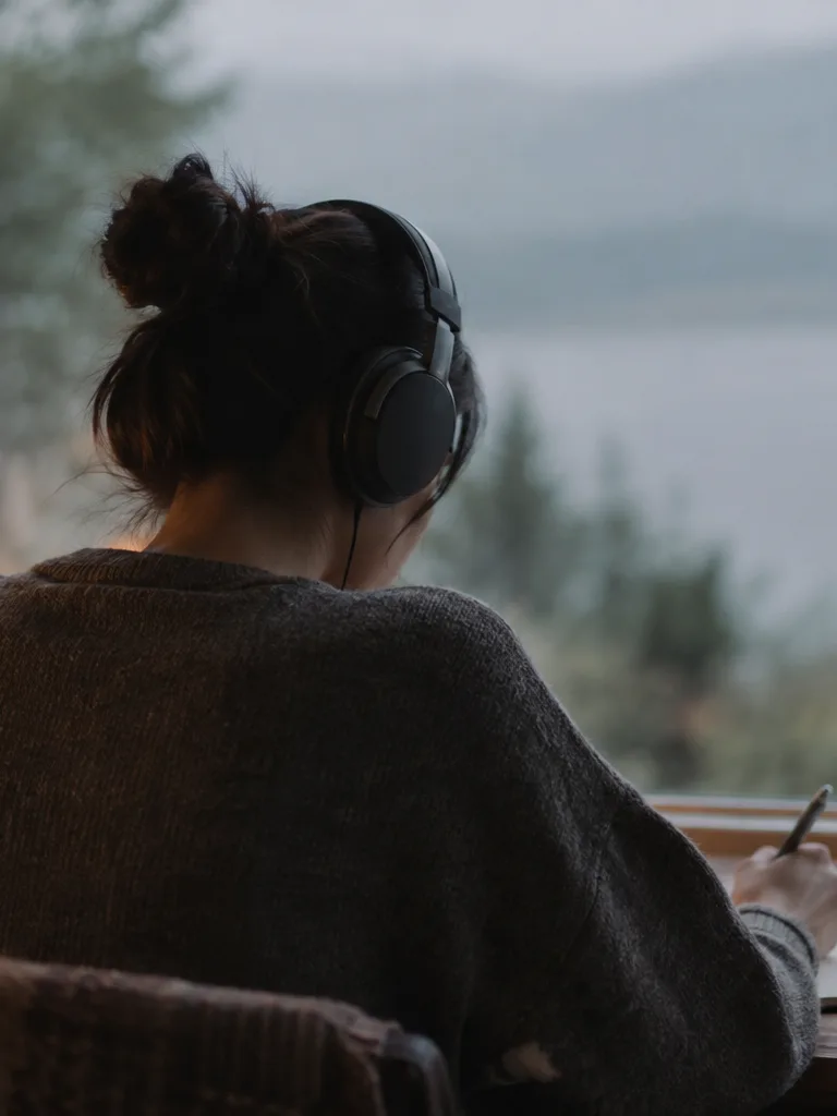 Musician isolating a stem for transcription