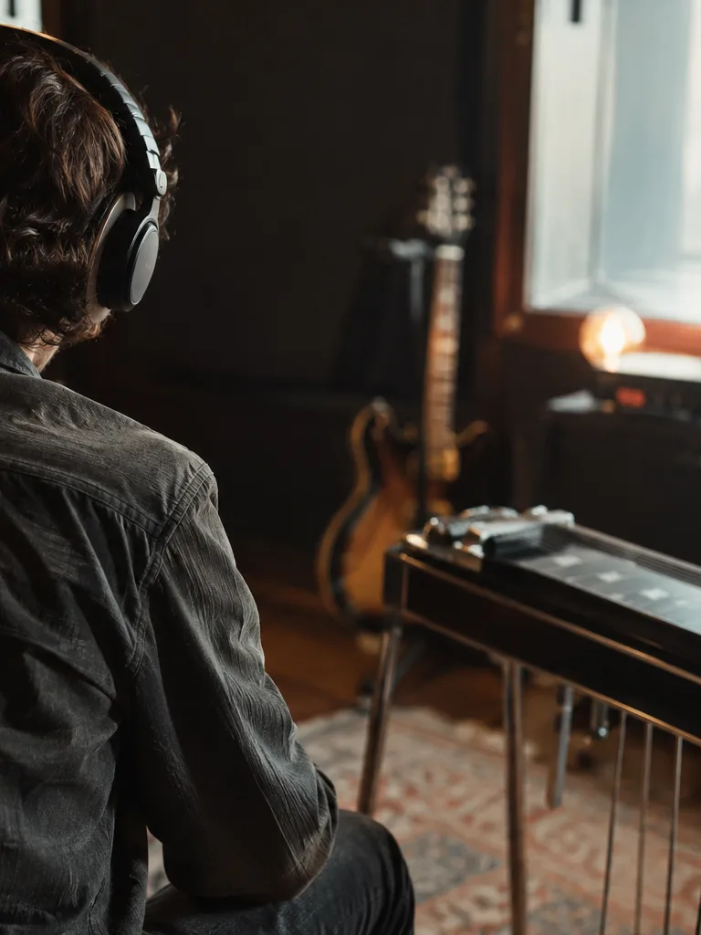 Cover artist practicing with a minus-one mix