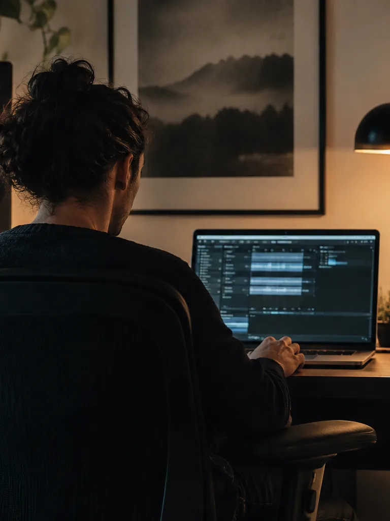 Producer previewing stems before download