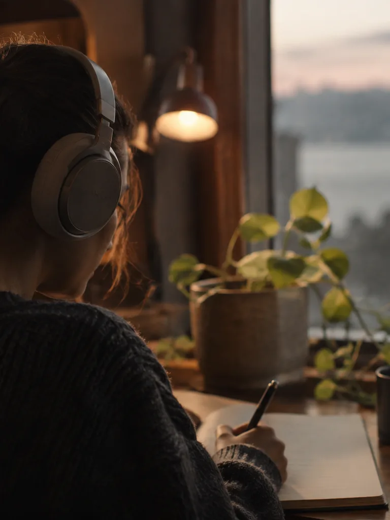 Musician isolating a stem for transcription
