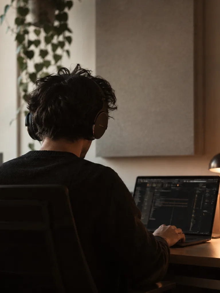 Producer previewing stems before download