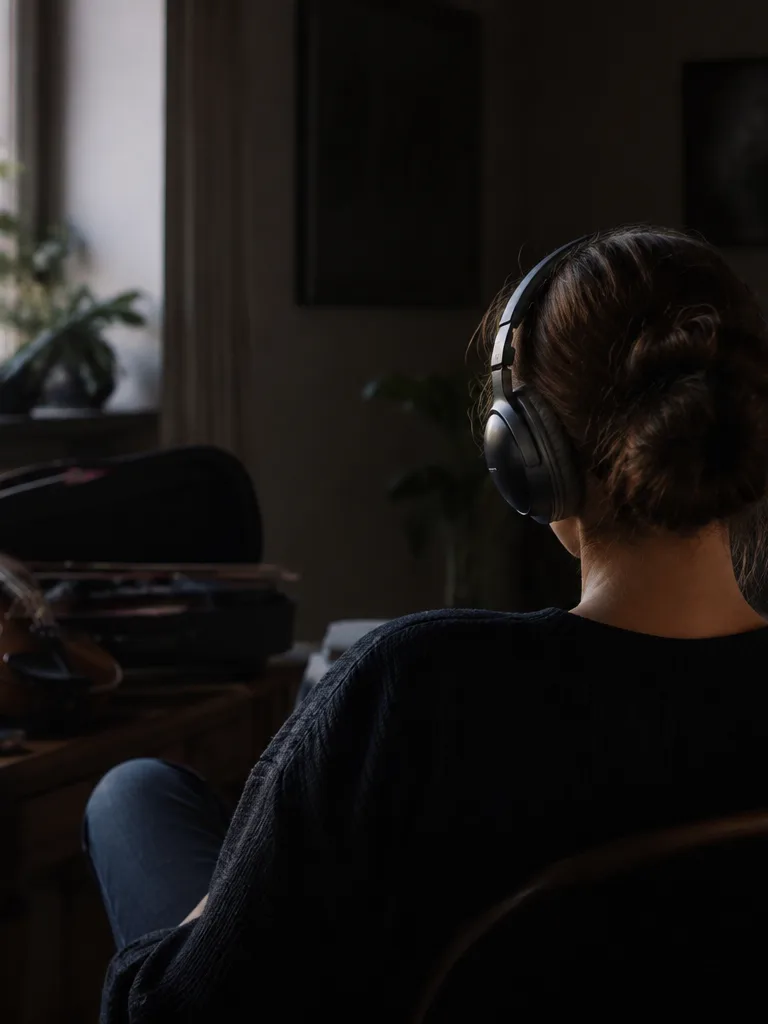 Cover artist practicing with a minus-one mix