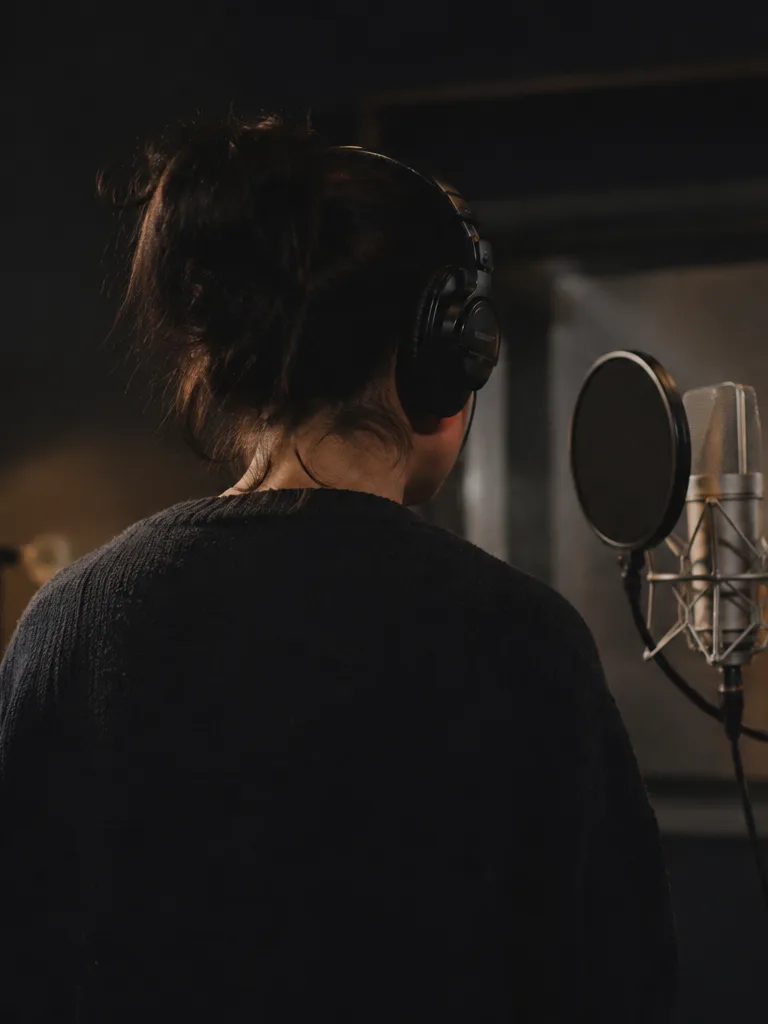 Cover artist practicing with a minus-one mix