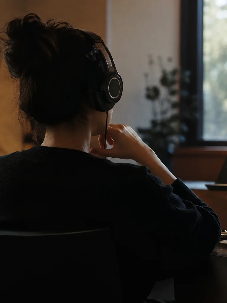 Cover artist practicing with a minus-one mix