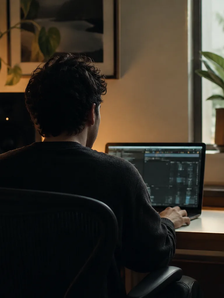 Producer previewing stems before download