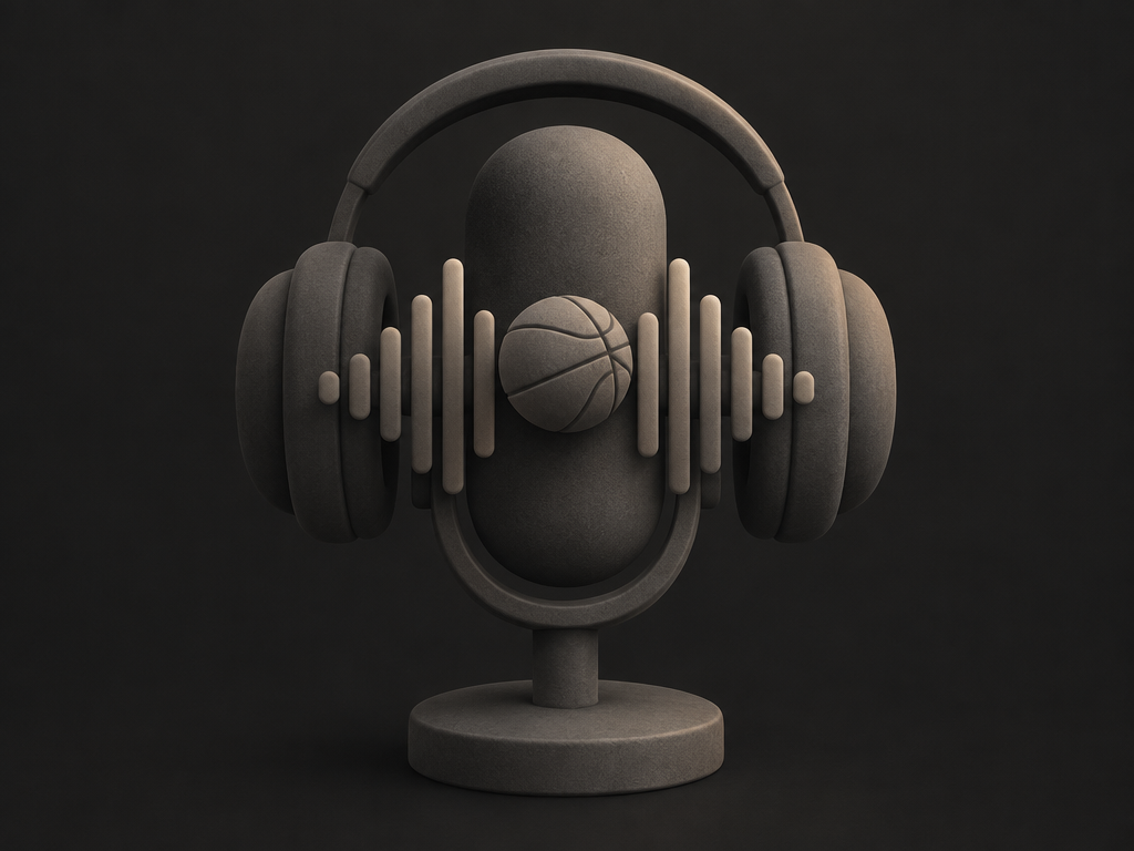 Podcast host with custom World Cup intro music