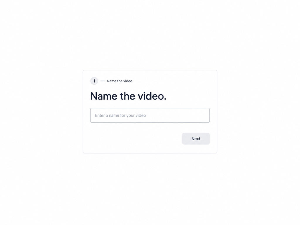 Name the video